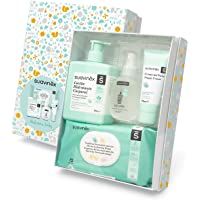 Los mejores  - Suavinex – Canastilla de cosmética para bebé-Canastilla de regalo para recién nacido. Crema pañal 75ml + Loción…
